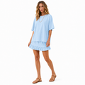 2 piece skirt set women in solid color with short sleeve top and short skirt for casual all-season outfit styling online shop