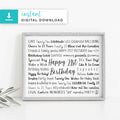 21st Birthday Digital Download