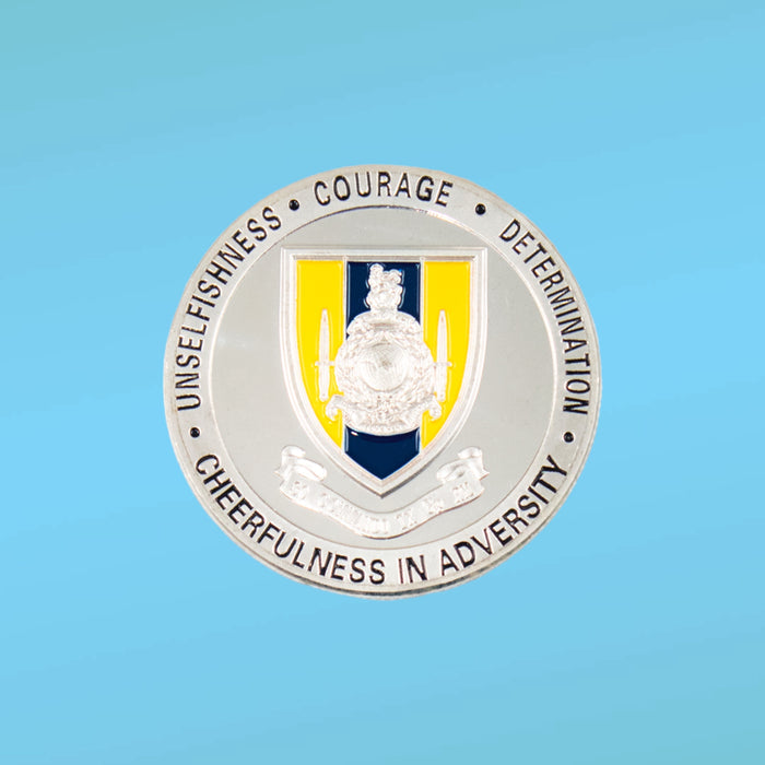 30 Commando IX Group Royal Marines Shield Challenge Coin