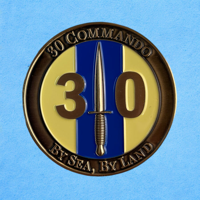30 Commando Royal Marines Enamelled Coin