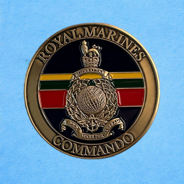 30 Commando Royal Marines Enamelled Coin
