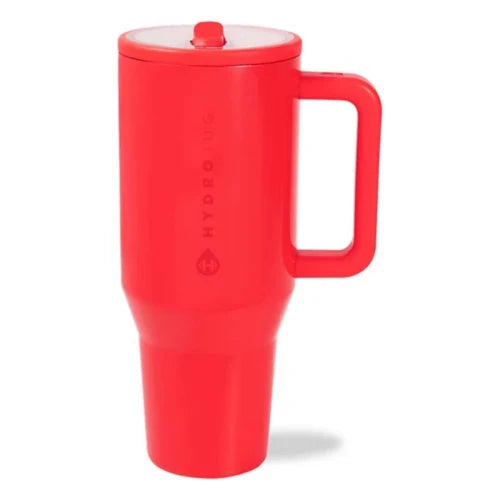 HydroJug Red Shine 32 oz travel tumbler