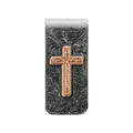 3D Copper Cross Money Clip