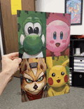3D Triple Transition [Brawling Brothas] Lenticular Print - Wizyakuza.com
