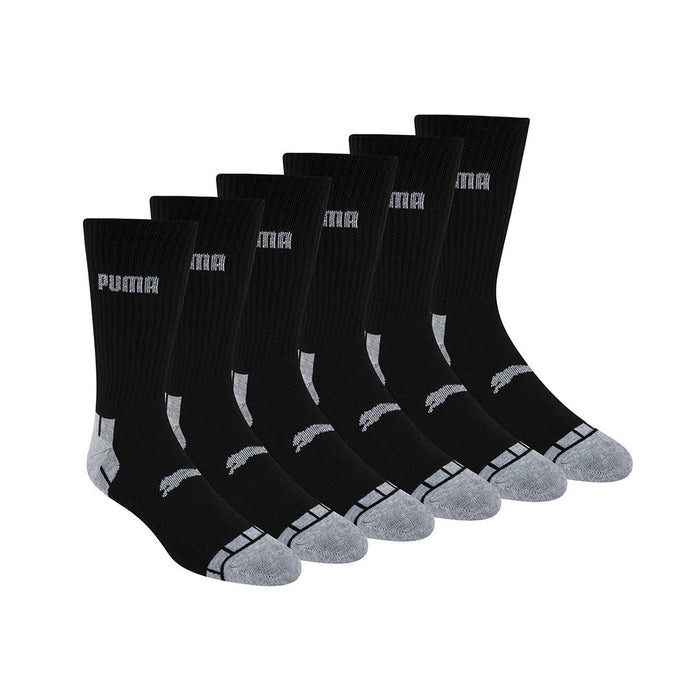 117802-15-PUMA6pairesdebaspourhommes-2679100032-PUMA | 6 pairs of socks for men-Men's Socks | Accessories-Puma-Yellow Shoes