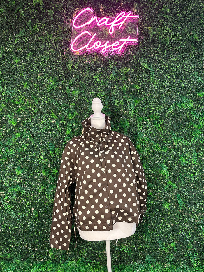 ENTRO Jacket In Brown Cream