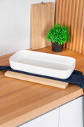 ACR ACR Bianco Perla Rechthoek Schaal - 35,5cm