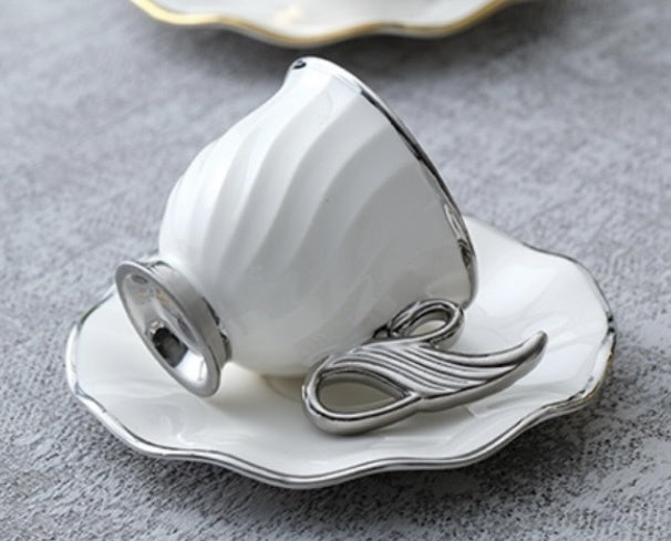 ACR ACR Jade Espressoset 12 Delig | 6 Persoons Zilver