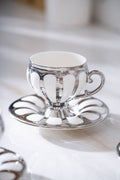 ACR ACR Karıus Espressoset 12 Delig | 6 Persoons - Zilver