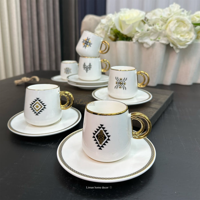 ACR ACR Twist Espressoset 12 Delig | 6 Persoons