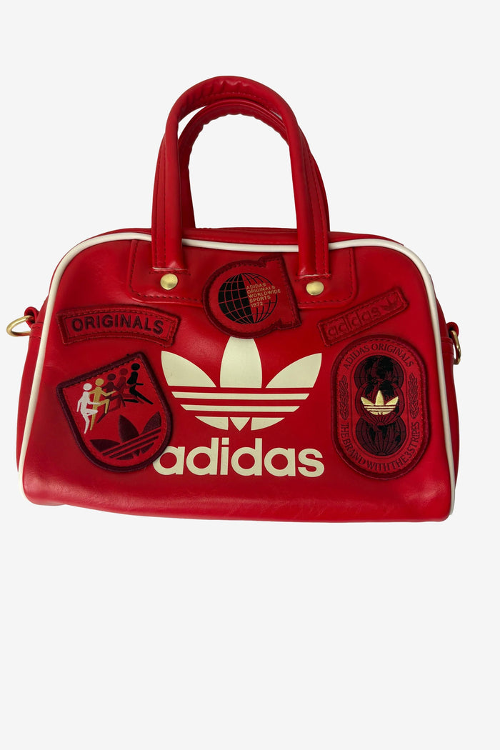 Adidas Orignals Red Mini Logo Bowling Bag