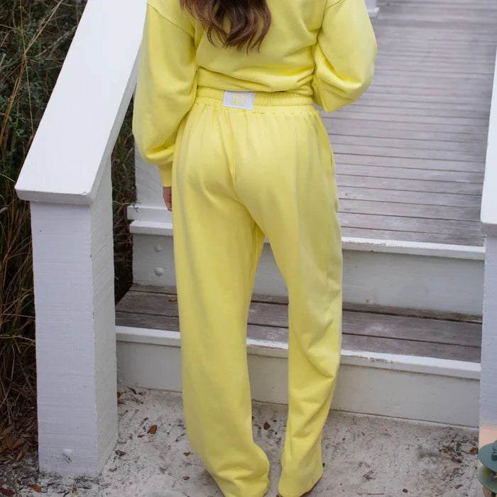 Adult Terry Cloth Pants Yellow