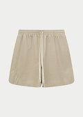 AIRTEX FAUX LEATHER SHORTS - STONE