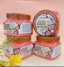 Alpha Arbutin Sugar Scrub | Dark Spot Corrector & Brightening Exfoliator for Even Skin Tone