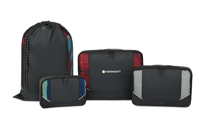 American Tourister® Zoom Turbo Recycled rPET 4 Piece Packing Cube Set