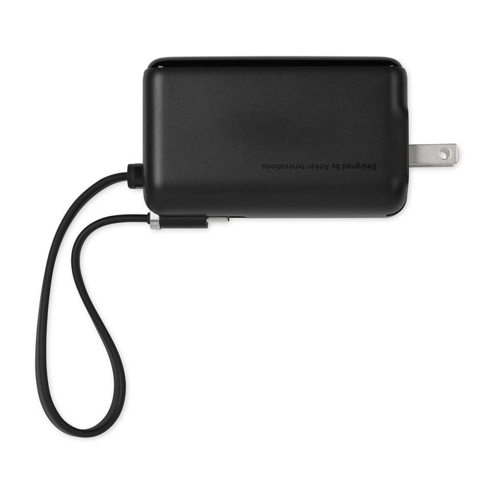 Anker 3-in-1 Power Bank (30W, Fusion, Built-In USB-C Cable)