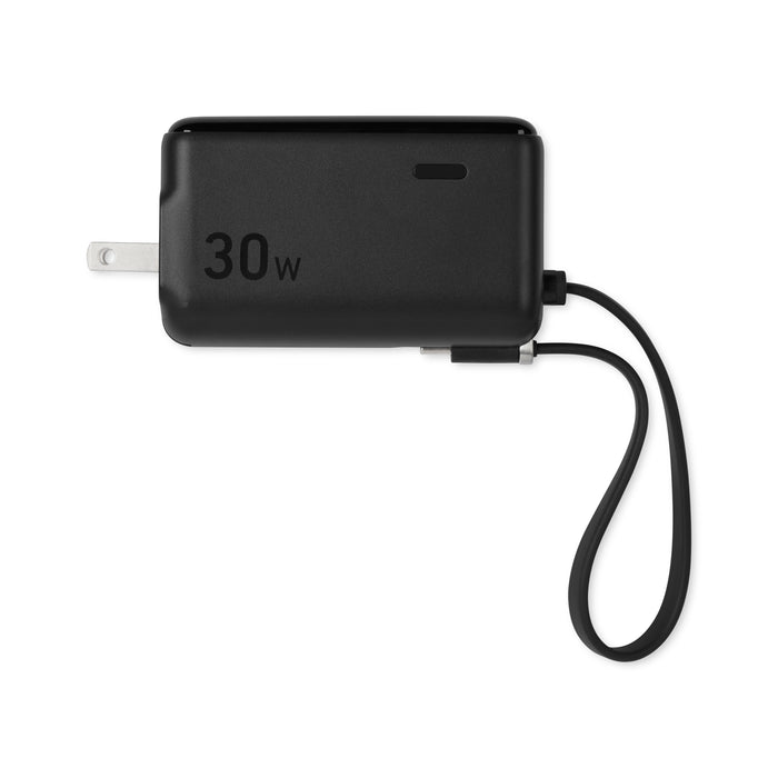 Anker 3-in-1 Power Bank (30W, Fusion, Built-In USB-C Cable)
