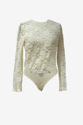 Ann Taylor Elastic lace body suit