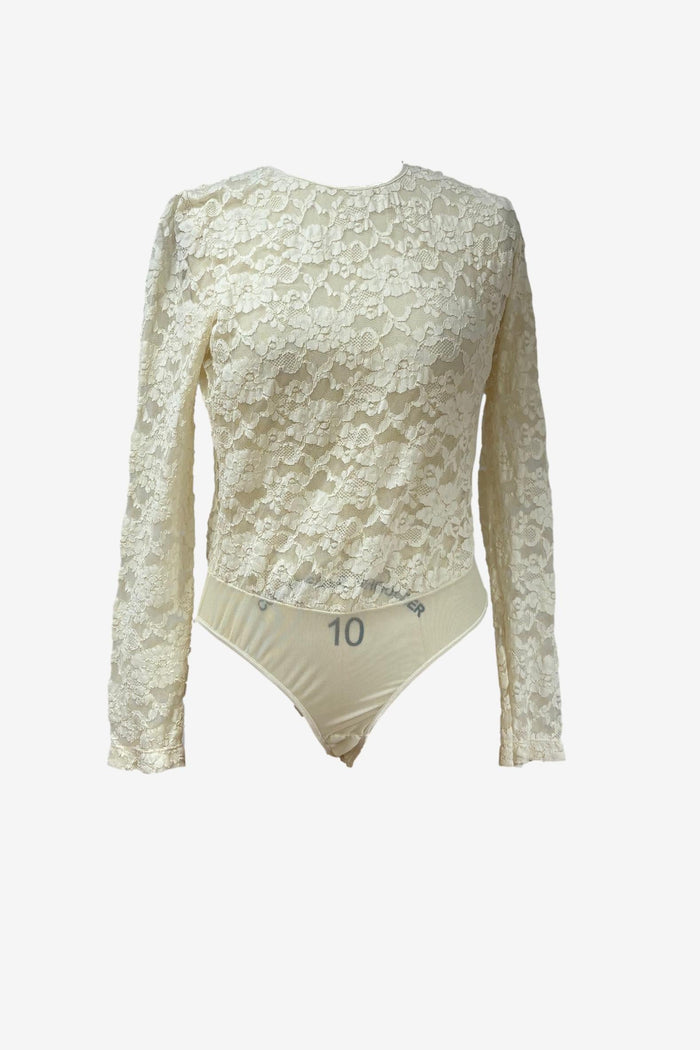 Ann Taylor Elastic lace body suit