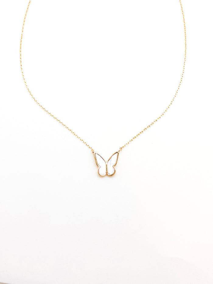 Annabella Gold Butterfly Necklace