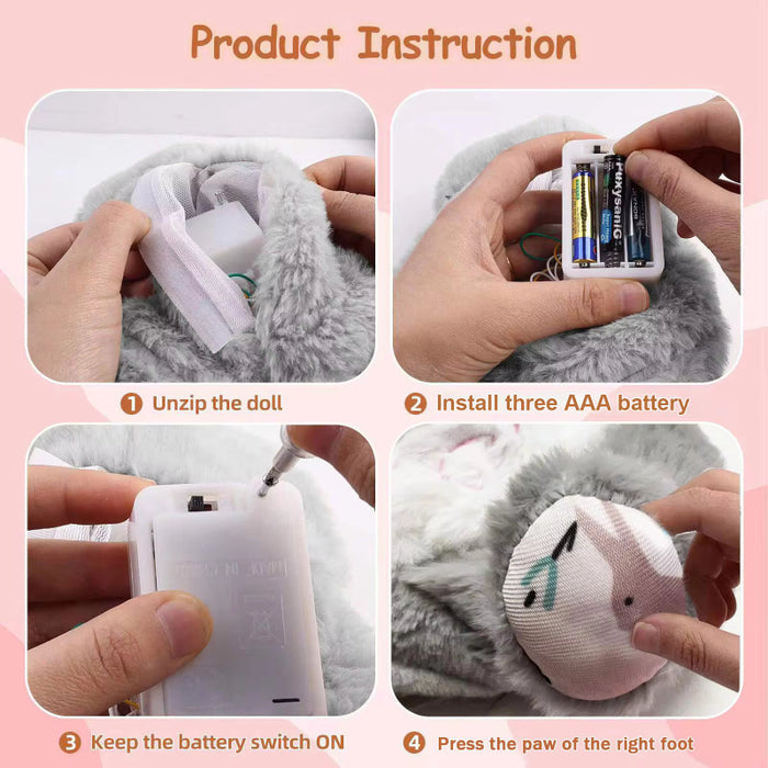 Anxiety Relief Stuffed Animal For Babies | Baby Comforter Plush Toy