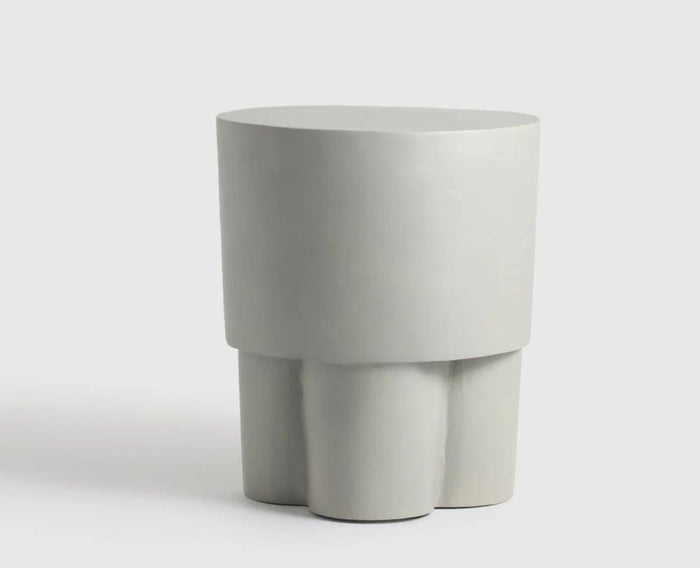 Apple Outdoor Accent Table Light Grey