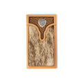 Ariat Cowhide Basket Weave Wallet