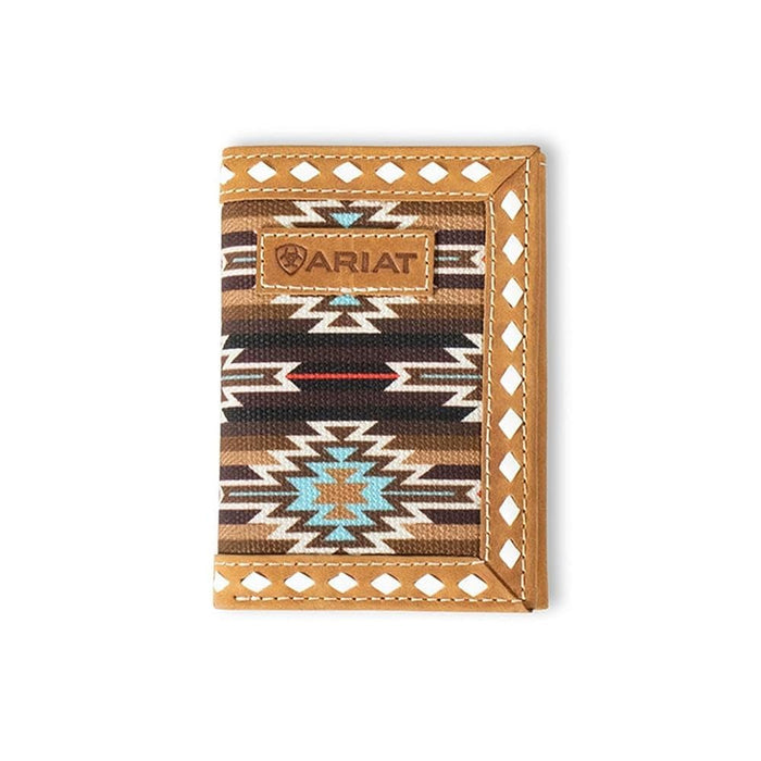 Ariat Southwestern Diamond Trifold Wallet