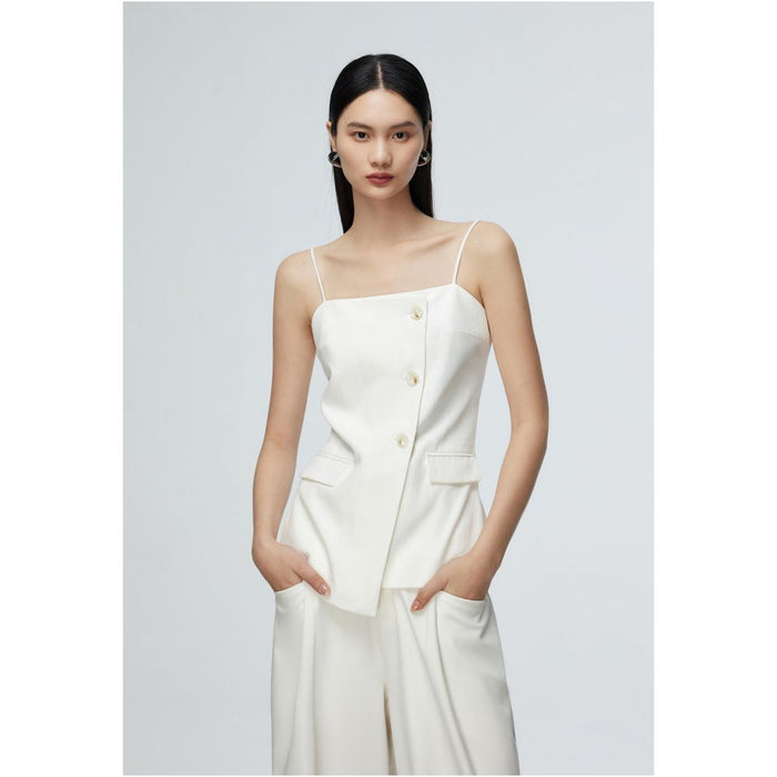 ASAYA4789 – Urban Chic Spaghetti Strap Vest 🖤🤍
