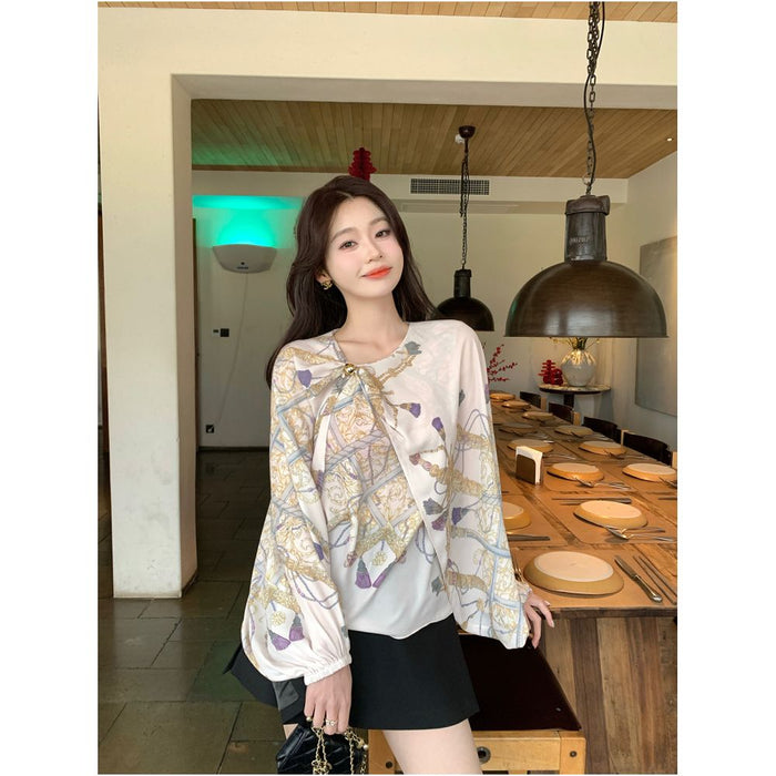 ASAYA5158 – Versailles Silk Blouse 💜👑