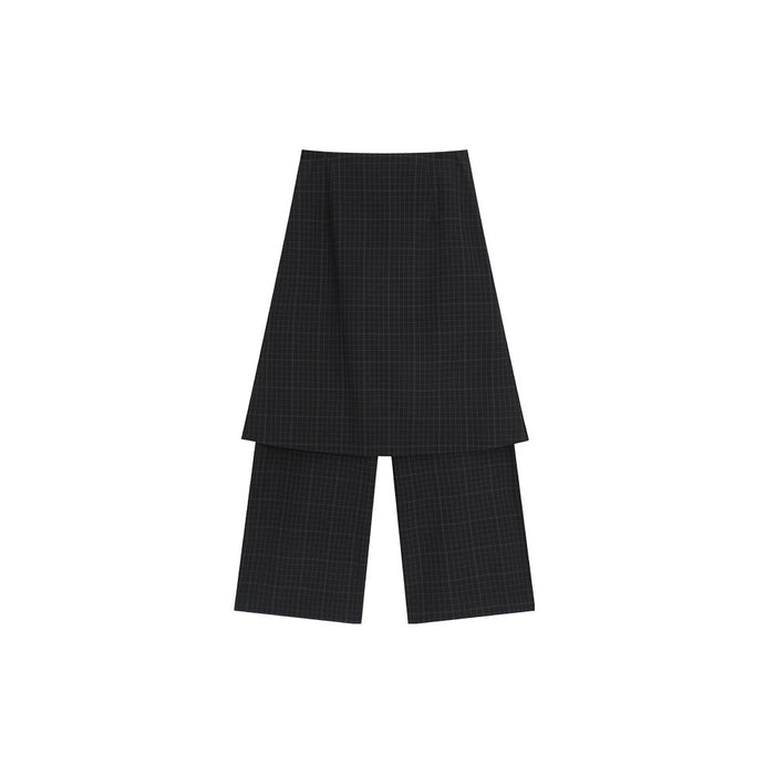 L / Plaid skirt