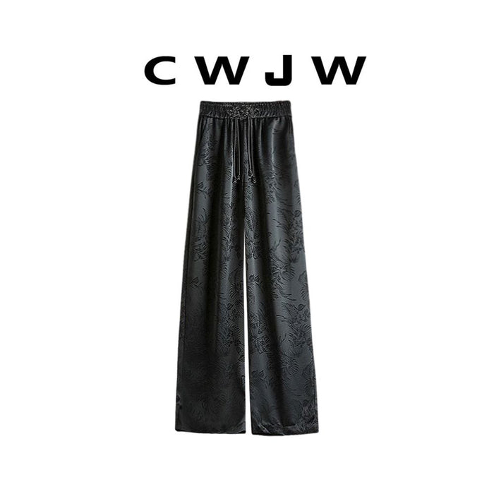 S / Hanging wide leg pants genuine