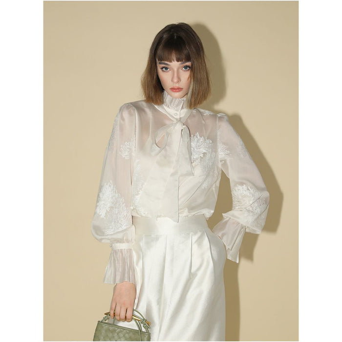 White shirt camisole two piece set / XL