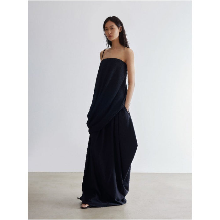 YUELXIANG Designer 2025 Spring Summer New Original Simple Geometric Profile Asymmetric Half Skirt image 1