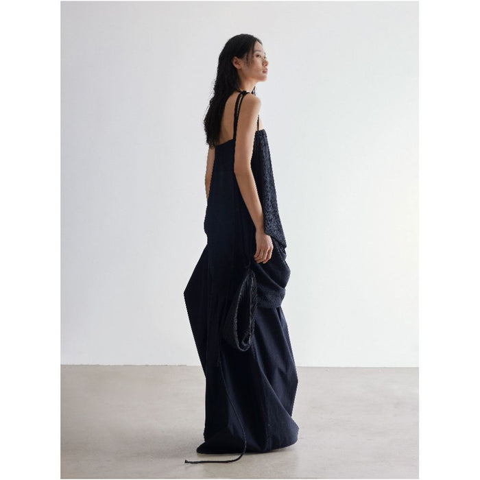 YUELXIANG Designer 2025 Spring Summer New Original Simple Geometric Profile Asymmetric Half Skirt image 2