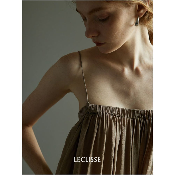 ASAYA6289 – Soft Muse Linen Dress 🤎🌿