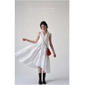 ASAYA6326 – Whisper Romance Cotton Dress 🤍🌿