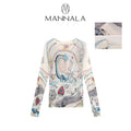 ASAYA6378 – Celestial Sketch Knit Top ✨🪐💫