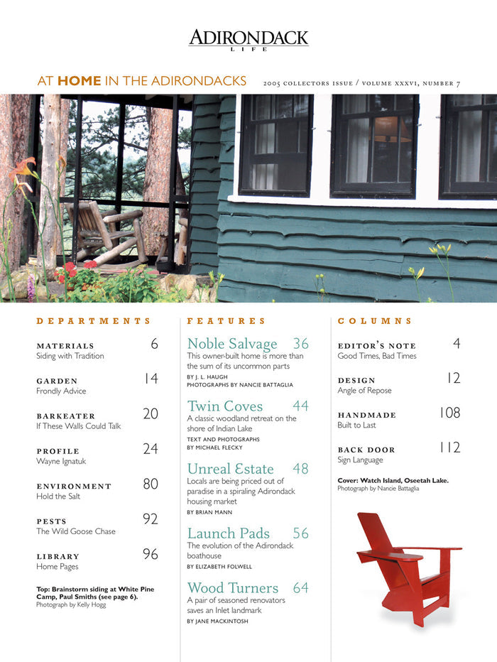 At Home in the Adirondacks 2005 - Beautiful Boathouses