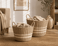 Athena Seagrass Basket Light Brown