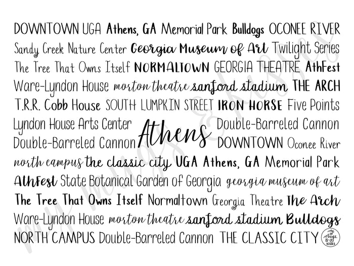 Athens, GA Tumbler