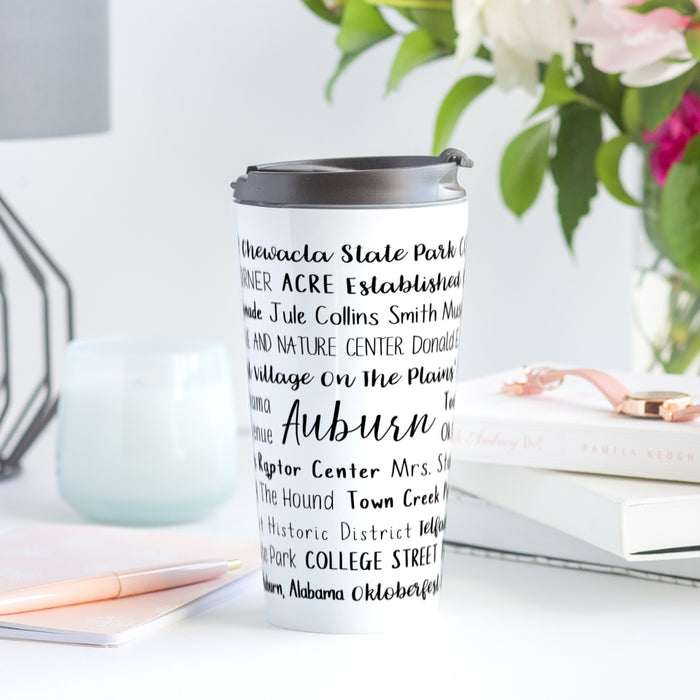Auburn, AL Travel Mug