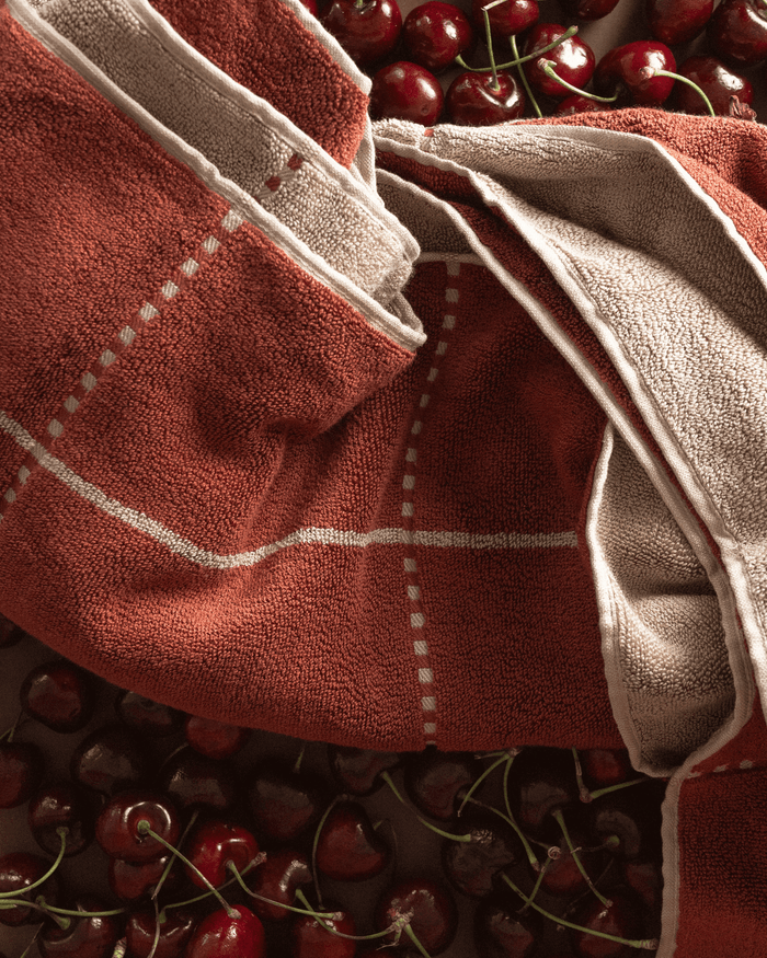 Auburn bamboo cotton bath towel, Sand Society