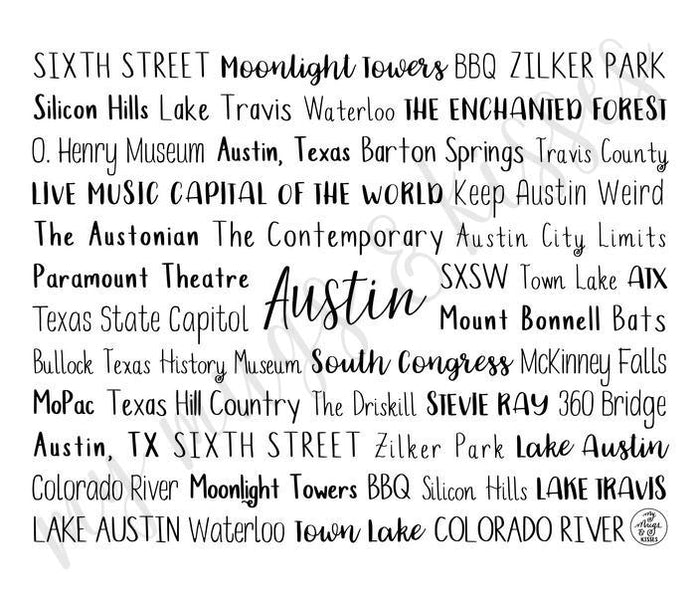 Austin, TX Travel Mug