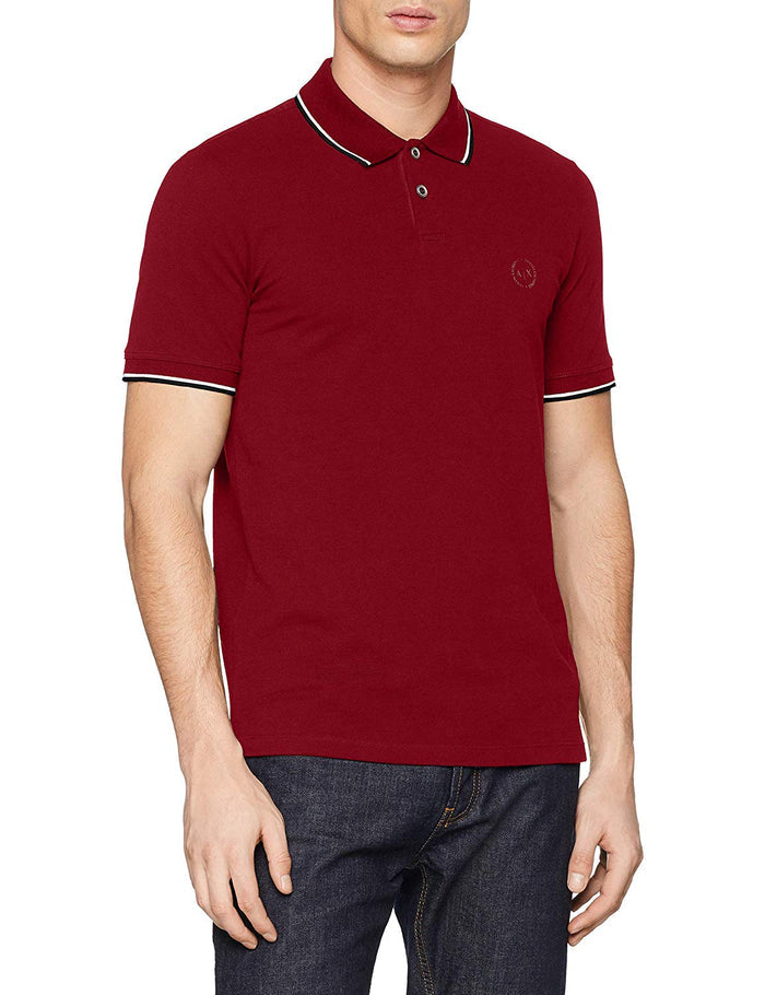 A|X Armani Exchange - Polo de Manga Corta para Hombre
