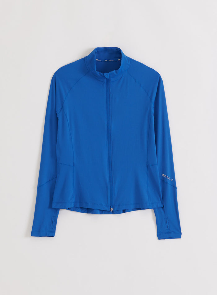 Azure Running Zip Long Sleeve