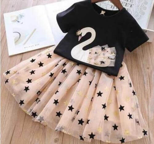 Baby Girl Big Bow T-Shirt Shorts Set | Toddler Summer Clothes Girl