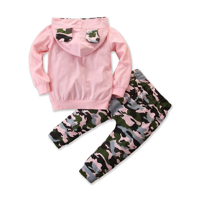 Baby Girl Spring Autumn Clothing Set Hoodie | Toddler Girl Outfit Set