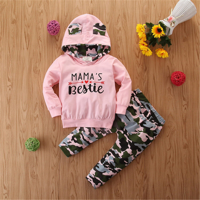 Baby Girl Spring Autumn Clothing Set Hoodie | Toddler Girl Outfit Set