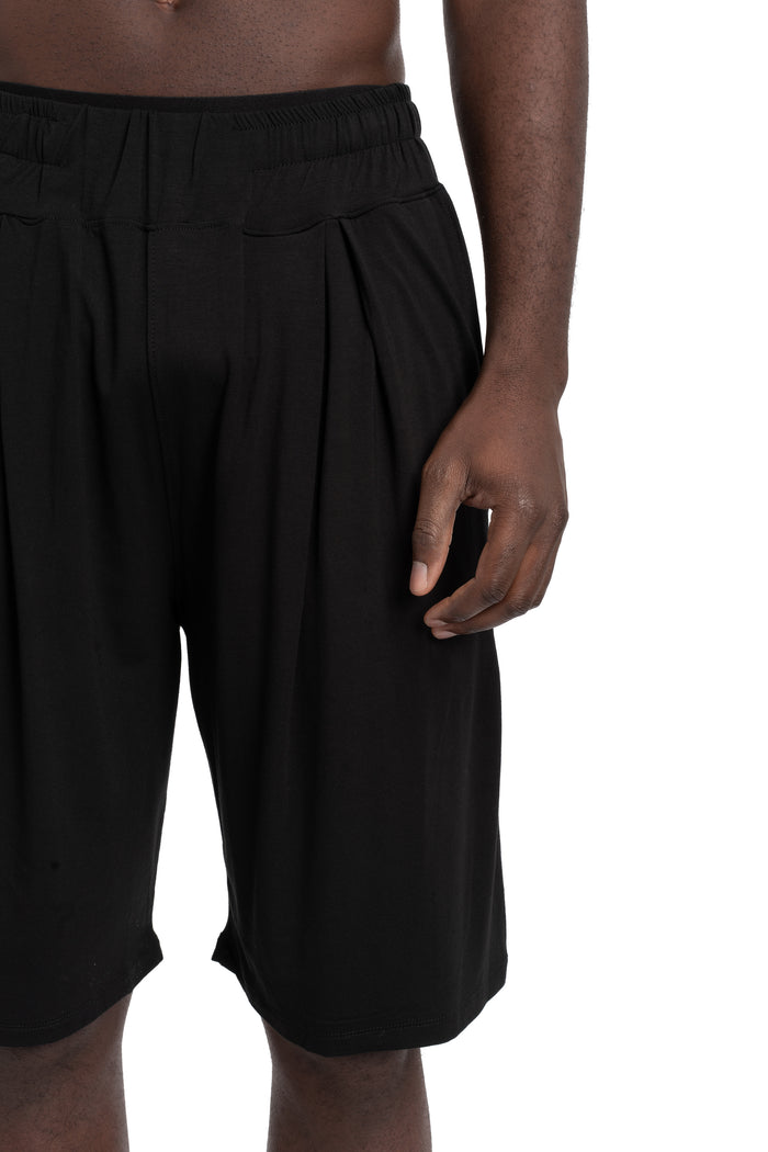 La Haine Inside Us | SS26 - Bamboo jersey shorts, Black M1240